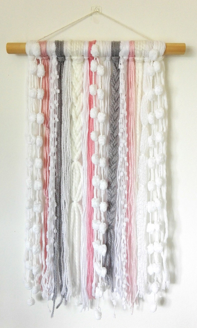 Wall Decor/Boho Yarn Wall Hanging/Boho Girl/Dorm Decor/Decor/Tapestry/Housewarming/Beach House Decor/Room Decor/Wall Hanging