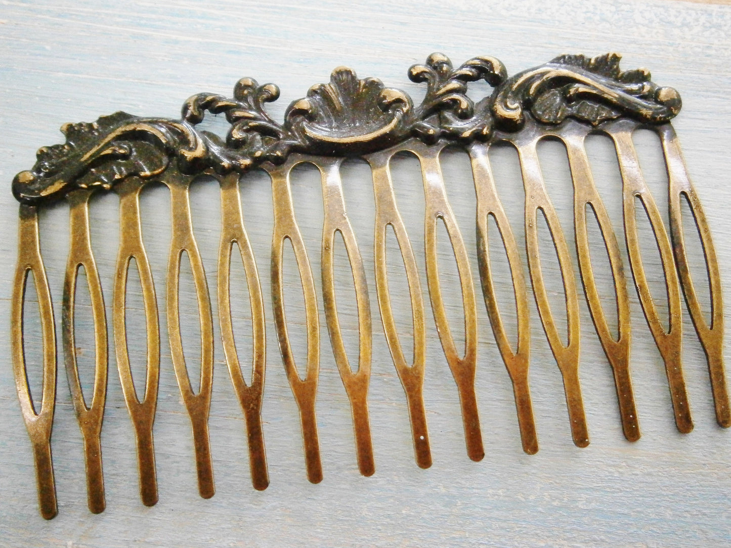 Large Black Patina Filigree Hair Comb - Vintage Inspired/Shabby Chic/Bohemian/Hair Accessory/Bridesmaids Gifts/Bridal Hair Accessory