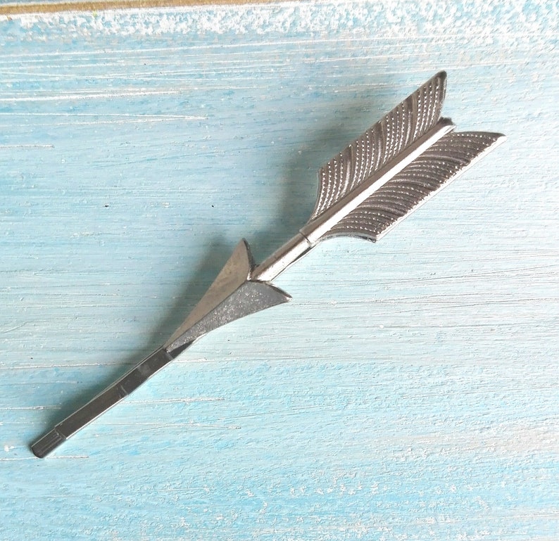 Arrow Hair Pin Silver, Arrow Bobby Pin, Arrow Hair Clip, Arrow Hair Pin, Boho Hair Clip, Wedding Hair Accessories