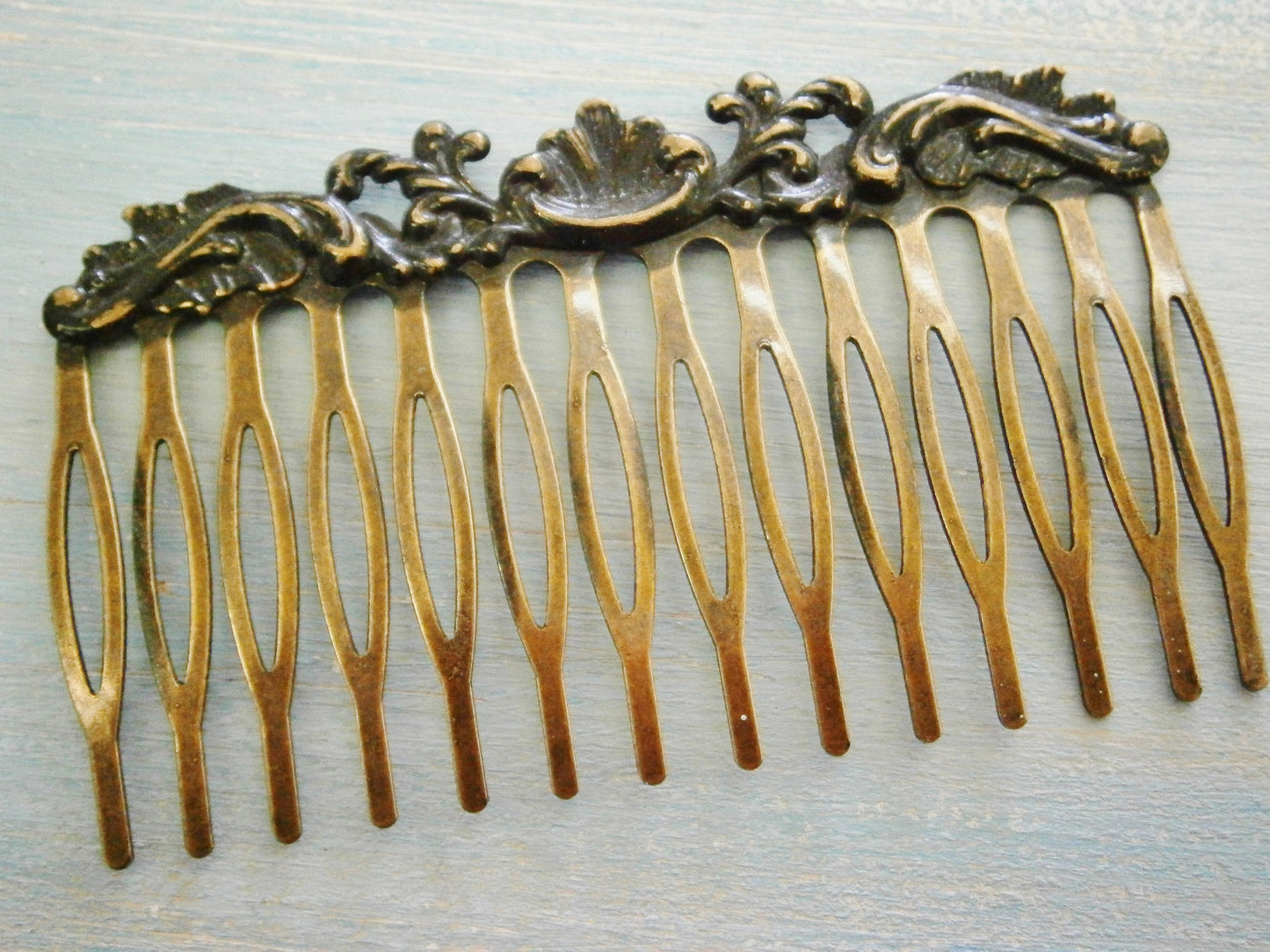 Large Black Patina Filigree Hair Comb - Vintage Inspired/Shabby Chic/Bohemian/Hair Accessory/Bridesmaids Gifts/Bridal Hair Accessory